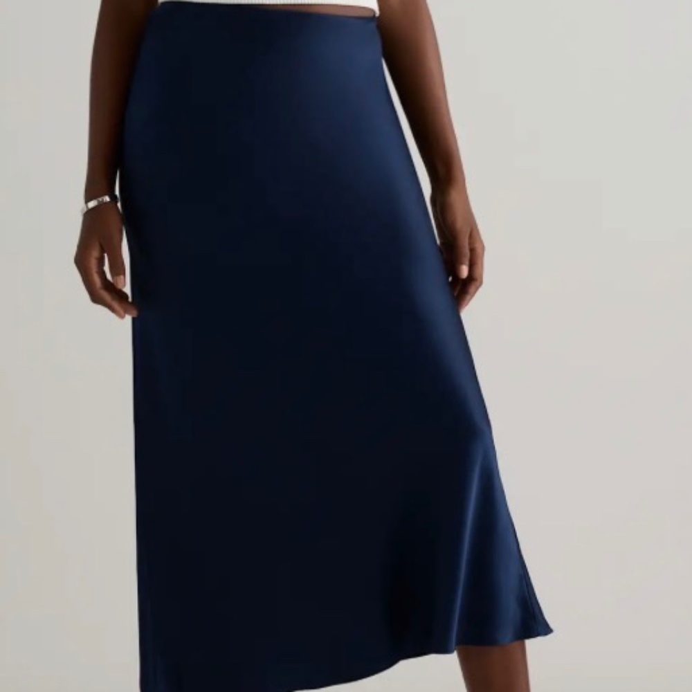 Quince 100% Washable Silk Maxi Skirt